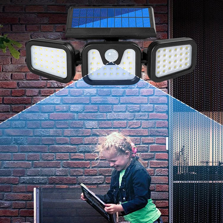 LAMPARA LED SOLARES CON SENSOR DE MOVIMIENTO