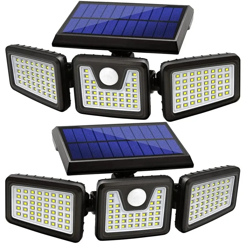 LAMPARA LED SOLARES CON SENSOR DE MOVIMIENTO