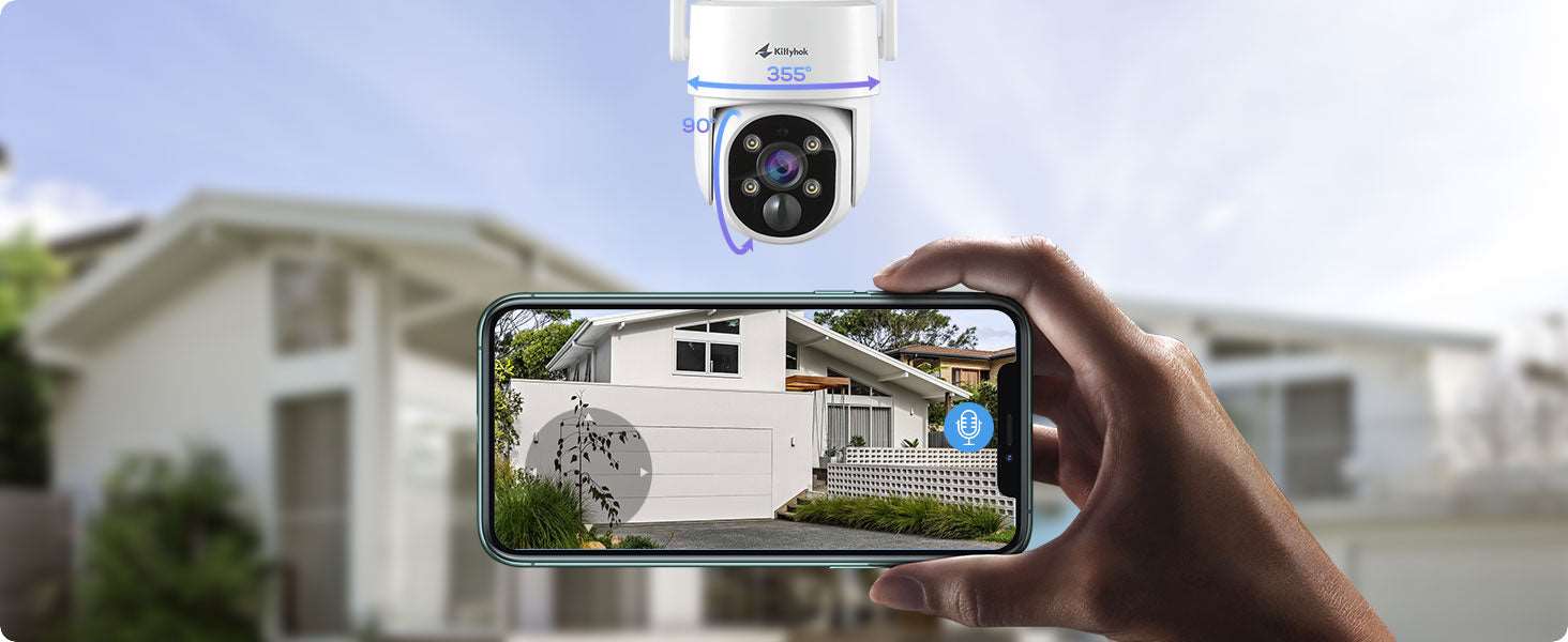 CAMARA 360° CON PANEL SOLAR