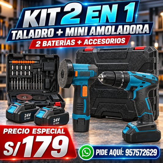 Taladro + Mini Amoladora