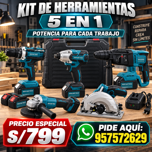 Kit de herramientas 5 en 1