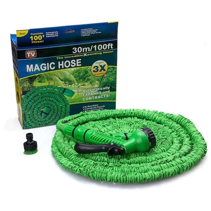 Manguera Expandible 30 Metros Magic Hose + Pistola 7 Chorros