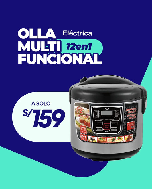 Olla Eléctrica Multifuncional 12en1