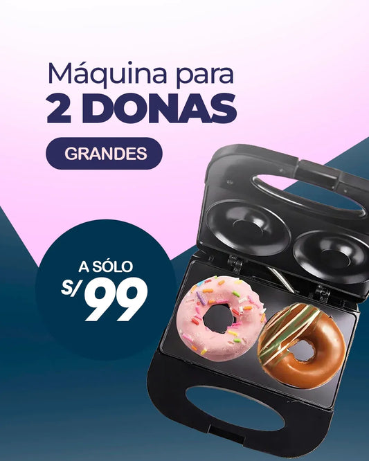Máquina para 2 Donas Grandes