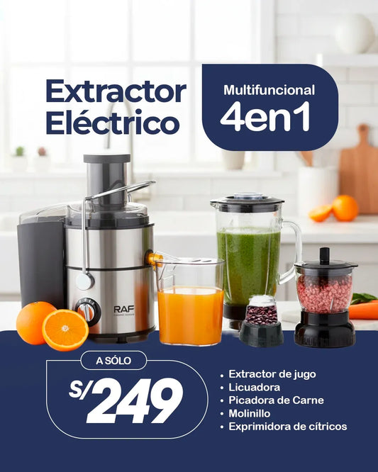 Extractor Eléctrico Multifuncional 4en1
