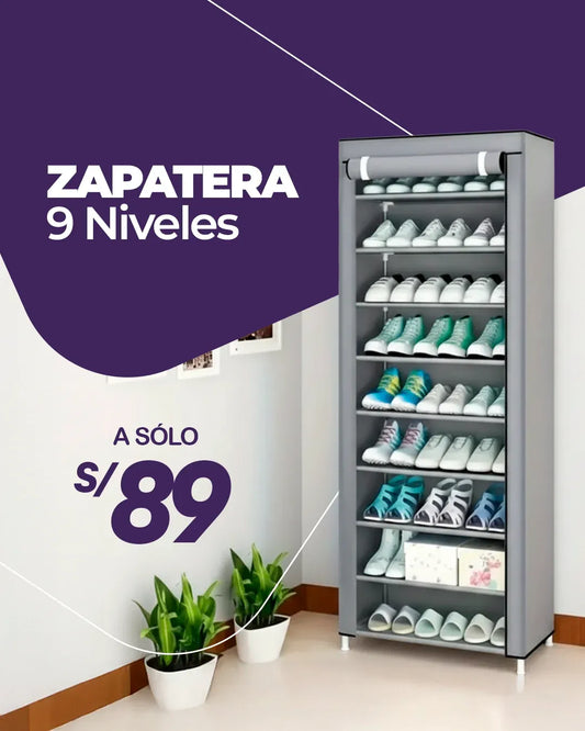 Zapatera de 9 niveles