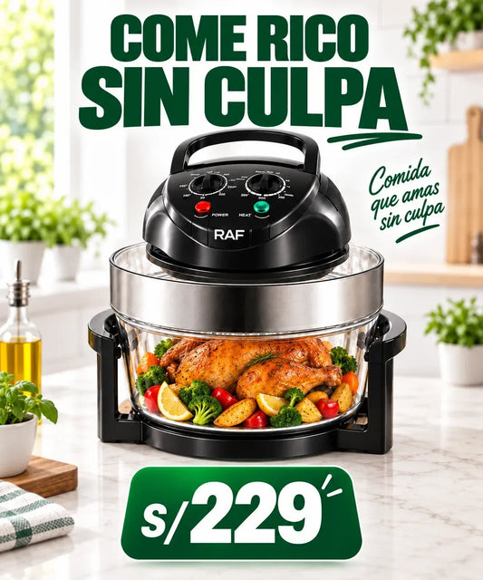 Freidora de Aire RAF 8 en 1 – 17L