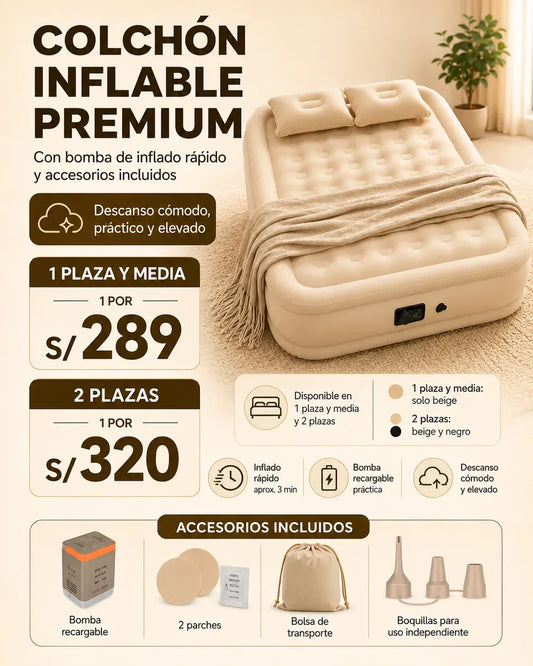 Colchón Inflable Premium