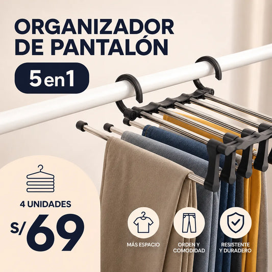 Organizador de Pantalón 5 en 1