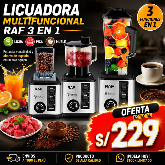 Licuadora Eléctrica 3 EN 1